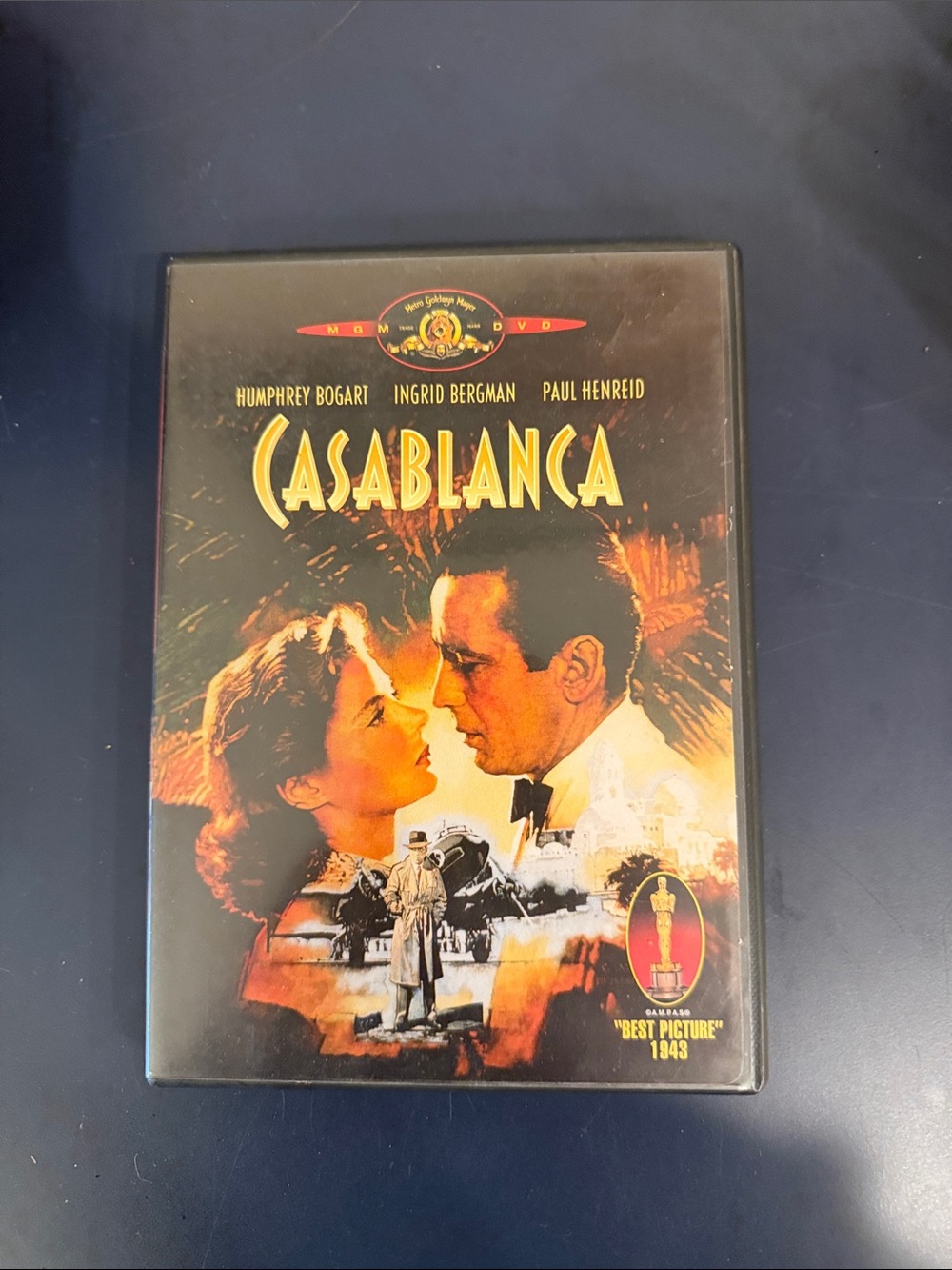 Casablanca MGM DVD — Black & Gold Movie Case